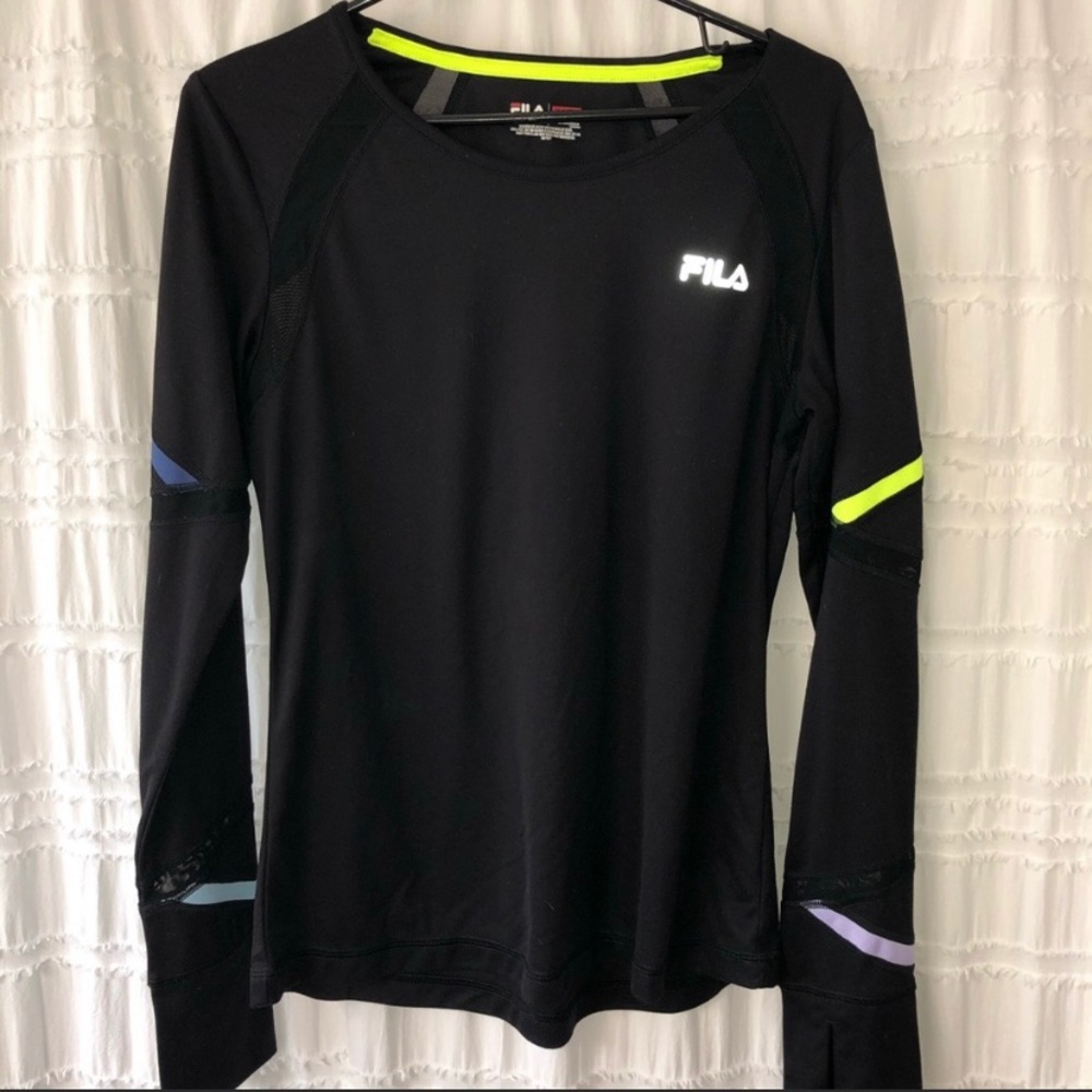 Fila Sport Mesh Long Sleeve Top